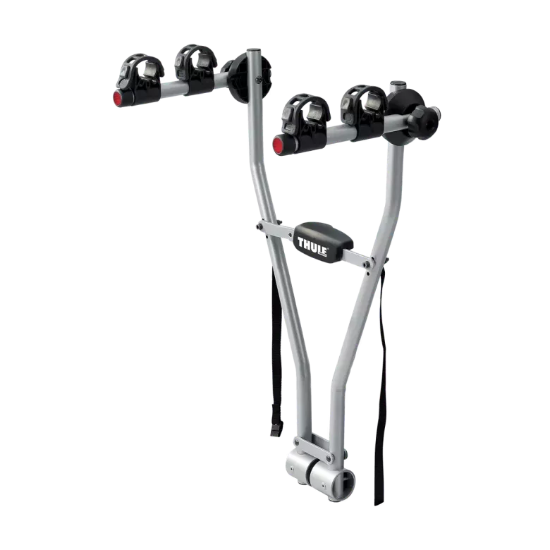 Thule Xpress porte-vélos (pour 2 vélos) sur boule d’attelage en suspension argent