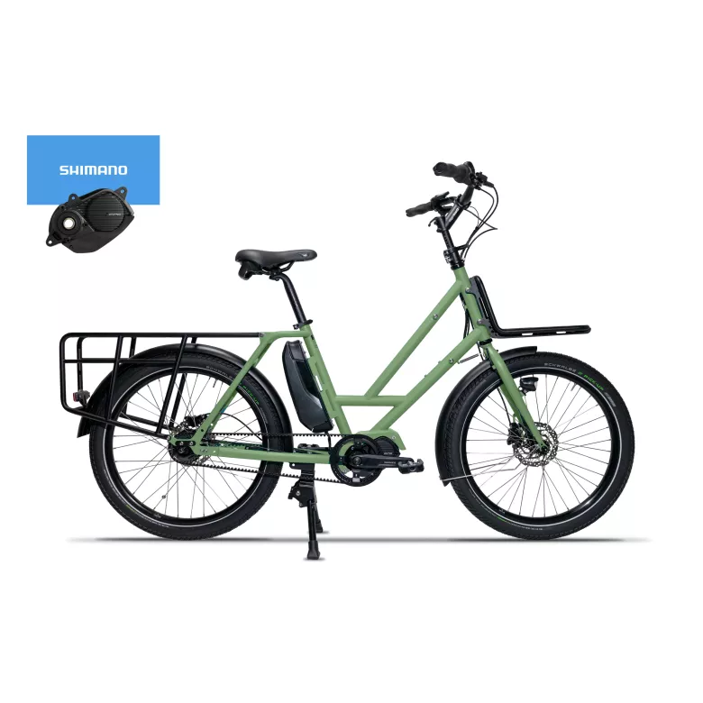 Vélo électrique cargo longtail VELOE multi V3 Shimano EP6 • Moteur Shimano EP6 85Nm • Vitesses Nexus 5E • Batterie 504Wh