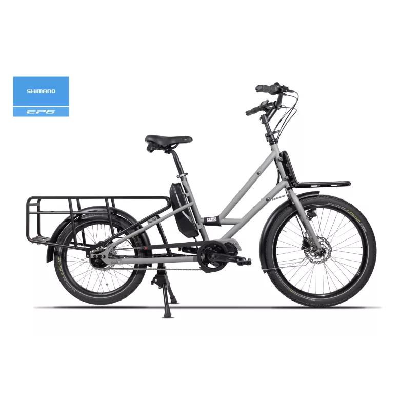 Vélo électrique cargo longtail VELOE multi lungo • Moteur Shimano EP6 85Nm • Vitesses Nexus 5 • Batterie 418Wh