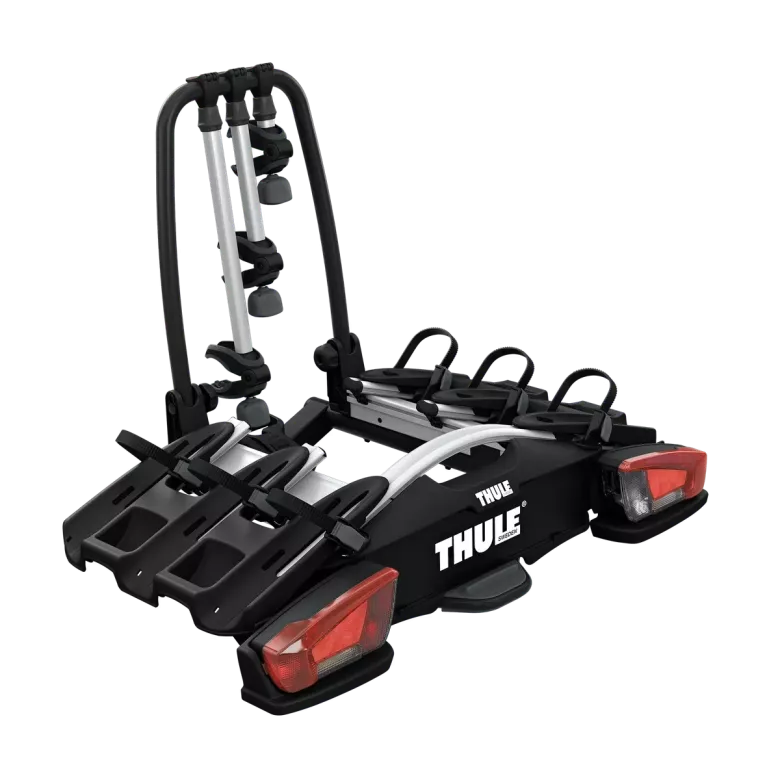 Thule VeloCompact F 3 vélos porte-vélos plateforme sur boule d'attelage pour FIX4BIKE noir/aluminium