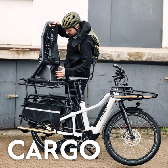 Vélo cargo longtail biporteur